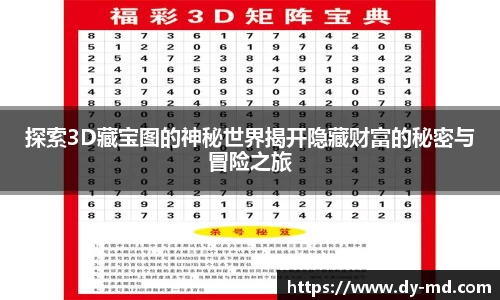 探索3D藏宝图的神秘世界揭开隐藏财富的秘密与冒险之旅